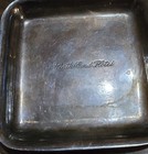 3  Vintage Ashtray North End Hotel Ocean Grove  N j   Rogers 1847 Advertisement 