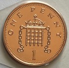 Great Britain 1 Penny 2000 - Portcullis - Bronze - Brilliant Uncirculated