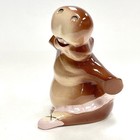 1960s Hyacinth Hippo Walt Disney Ballerina Figurine Bank Fantasia Vintage Rare