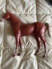 Marx Johnny West Chestnut 1 6 Scale 13 5  Horse Figure Saddle 1960s With Tack