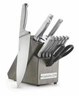 New Calphalon 2017943 Stainless Steel 12 Piece Kitchen Cutlery Block Set  Silver