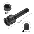 11mm Hex Impact Bit Socket H11 1 2  Cr-mo Steel Drive Sockets Hex Socket Adapter