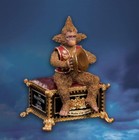 Phantom Of The Opera Monkey Cymbal Figurine Gold Music Box Masquerade Tune