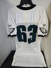 Vtg Game Philadelphia Eagles Used Practice Football Jersey Worn Hank Fraley 