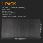 304 Stainless Steel Mesh Screen 12 x60  5 Mesh Easy To Cut   Heavy Duty Filter 