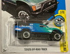 Toyota Off-road Truck 5 10 Hw Speed Graphics Green Blue 2015 Hot Wheels New