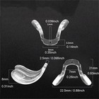 Eyeglass Saddle Bridge Clear Nose Pads Piece Sunglasses Silicone U-shape And    