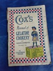 2 Pc Lot Vintage 1914  Cox s Manual Of Gelatine Cookery Booklet