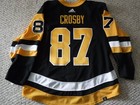 Pittsburgh Penguins Sidney Crosby Jersey 2022 Primegreen Jersey Mic Highmark