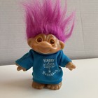 Vintage Russ Berrie Dam Troll Dolls Jewish Bat Mitzvah   Hanukkah   Set Of 3