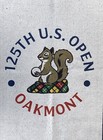 2025 Us Open Golf Towel Oakmont With Carabiner Navy White New Pga