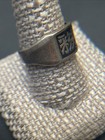 Antique  vtg  1920 s Chinese Sterling Silver Size 10 75 Ring 6 60g