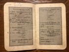 Vintage Russian Passport W  Revenue Stamps  1915   Pre-soviet History