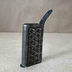 Antique Vintage Art Deco Match Holder Silver Tone Tin Safe Box Pocket Strike