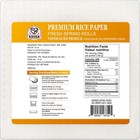 Square Rice Paper Wrappers For Spring Rolls  Dumplings - 34 Sheets  Gluten-free