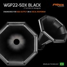 1x Prv Audio Wgp22-50x Black 2  Exit Waveguide 2 Inch Driver 4 Bolt Horn