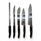 Vintage 5pc Cutco Knife Set 1722 1723 1724 1725 1728 Brown Marble Swirl Usa