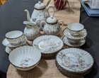 Antique Japanese Hand Painted Tea Set 20 Pcs