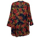 Victoria   s Secret Vintage 1980 s Gold Label Floral Sheer Nighty Gown Sleep Shirt