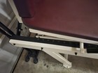 Cybex Home Gym Weight Stack Cable Machine W  Adjustable Bench White Maroon