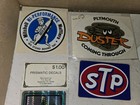 43 Vintage 80s 90s Racing Stickers decals crane ford Power stud Oil holley stp