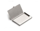 2 Piece Stainless Steel Business Card Holder Pocket Id Credit Card Wallet Case