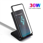 30w  Wireless Fast Charger Stand Dock For Samsung Galaxy S24 Iphone 15 Pro 14 13