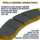 Traild Kawasaki Krx krx4 1000 2020-2026 Ceramic Brake Pad Set Front   Rear