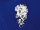 New Elegant White Rose   Petal Flowers Bridal Bouquet