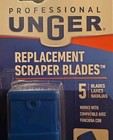 Unger Professional Replacement Window And Glass Scraper Blades  4   5 Blades 