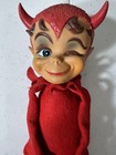 Vintage Kamar Red Winking Devil Elf Doll  Made In Japan