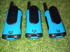  3   Walkie Talkie Motorola Talkabout T100tp Two Way Radios With Clips  Tested
