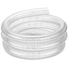 Clear Flexible Hose - Pvc Spiral Steel Wire - 1 1 2  Id - 5ft