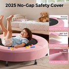 Sp1 36   Kids Toddler Trampoline Indoor Foam With Handle For Home Use