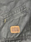 Big Smith Coveralls Mens Large Tall Black Duck Canvas Insulated Workwear Zip Leg