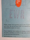 Vintage 2 - 1971 Braniff International Boarding Passes Newark - Dallas Ewr Dfw