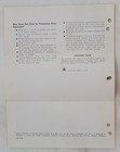 Vintage Three-fold Pamphlet     consumer Information  Permanent Press     c1960s 