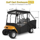Sanxiacar Golf Cart Enclosure 4 Passenger For Ezgo Txt Short Roof 57 