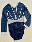 Competition Leotard Rhinestone Star Bling Gymnastics Spektrum Leo Gk Size  Axs