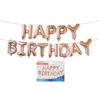 16    Mylar Foil Birthday Letter Balloons        birthday    Party Banner Decoration Kit