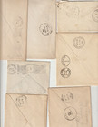 Us Postal History Collection Covers 7 Scott Type A88 1895-1902 Usage  Postmarks