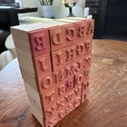 Stampin  Up 1 2 Inch  Full Alphabet Rubber Stamps New In Box Includes        