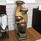 40h Garden Outdoor Water Fountain For Patio Deck Backyard Decor Waterfall Indoor