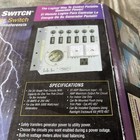 Emergen 5000w Manual Generator Transfer Switch Panel Model  6-5000 6x 15a