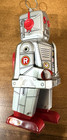 Ms403 Mechanical Space Robot Tin Toy Repair Parts Winds Down Fast Flawed