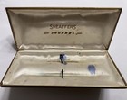 Vtg Sheaffer   s Snorkel Fountain Pen Pencil Set Light Blue Boxed Case Papers