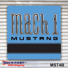 Mustang Mach 1 Banner Sign Wall Art