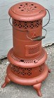Antique 23  Burnt Red Enamel No  530 Perfection Oil Heater Vintage