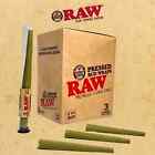 Raw Rolling Papers 1 1 4 Size Pressed Bud Wrap Cones 1 Tube  3 Pre Rolled Cones