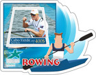 Stamps Olympic Games Rowing 8 Sheets Perforated New